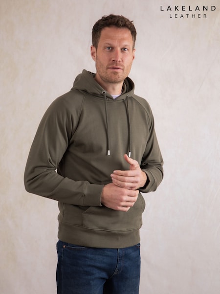 Vihreä - Lakeland Clothing Green Grange Pullover Hoodie (F99885) | €87