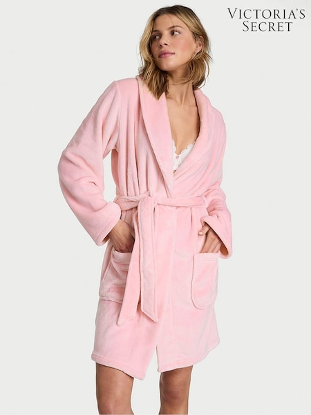 Victoria's Secret Pretty Blossom Pink Cosy Short Dressing Gown (F99900) | €56