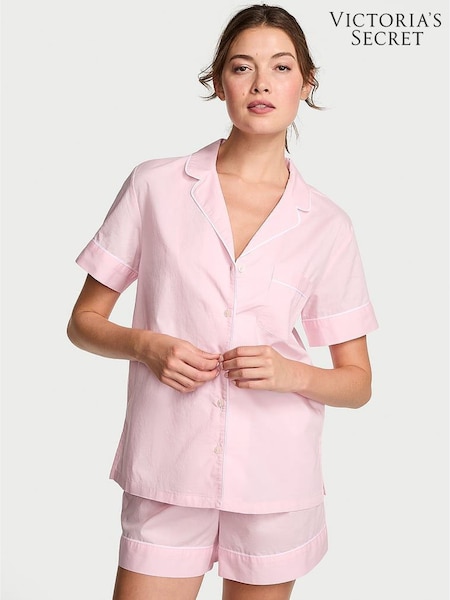 Victoria's Secret Pretty Blossom Pink Cotton Short Pyjama Set (F99901) | €59