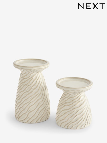 Fairford Ceramic Pillar Candle Holder (G00029) | ‏59 ر.ق. - ‏73 ر.ق.