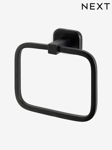 Black Garda Towel Ring (G00086) | AED69