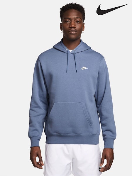 Nike World Indigo Blue Club Pull Over Hoodie (G00182) | €78