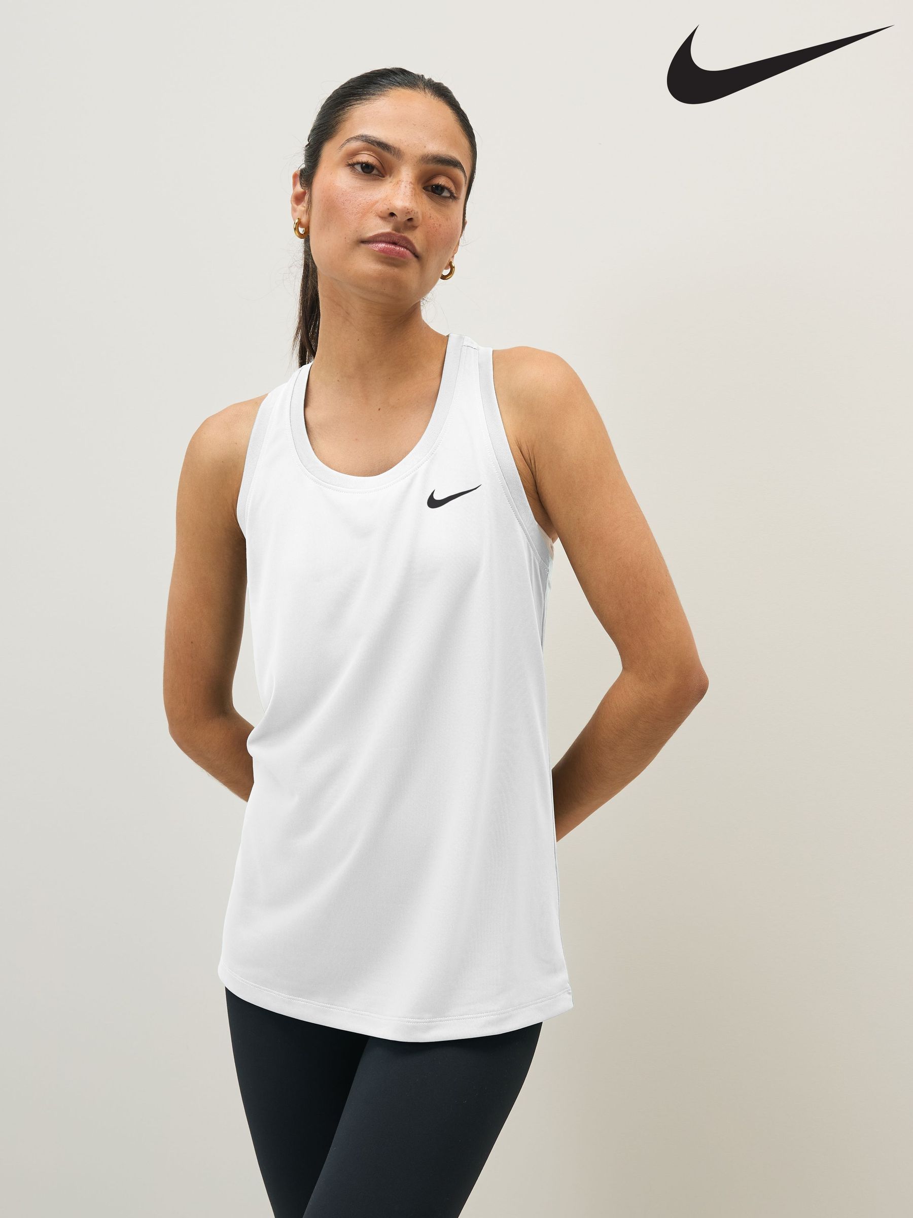 womens white nike tank top