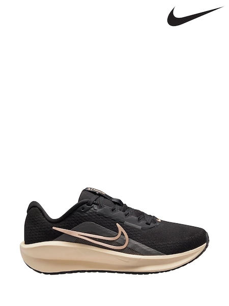 Nike Black Bronze Downshifter 13 Road Running Trainers (G00288) | €92