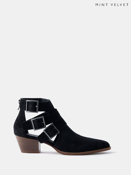 Mint Velvet Cut-Out Ankle Boots (G00478) | 212 €