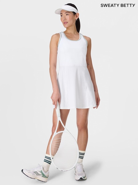 Sweaty Betty White Power Flare Dress (G00504) | €143