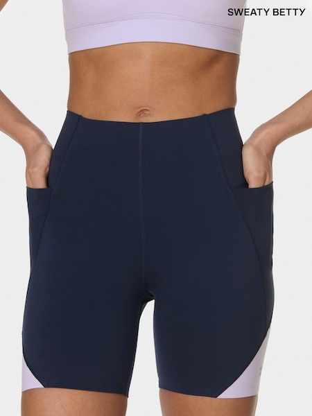 Sweaty Betty Black 6" Inseam Power UltraSculpt High Waist 6" Shorts (G00523) | €92