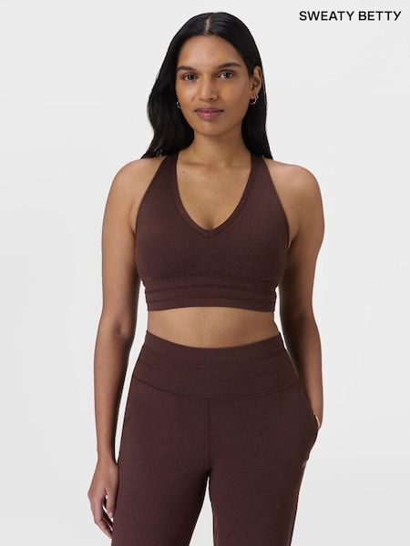 Sweaty Betty Brown Gaia Yoga Bra (G00531) | €53