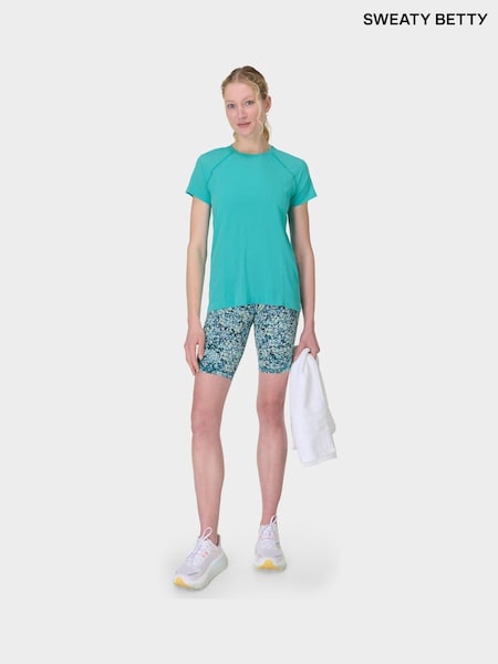 Sweaty Betty Blue Athlete Seamless Featherweight T-Shirt (G00596) | €59
