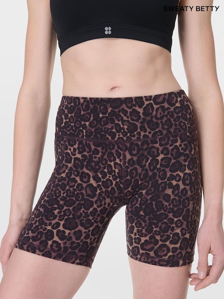 Marrón - Sweaty Betty Power 6" Biker Shorts (G00603) | 85 €