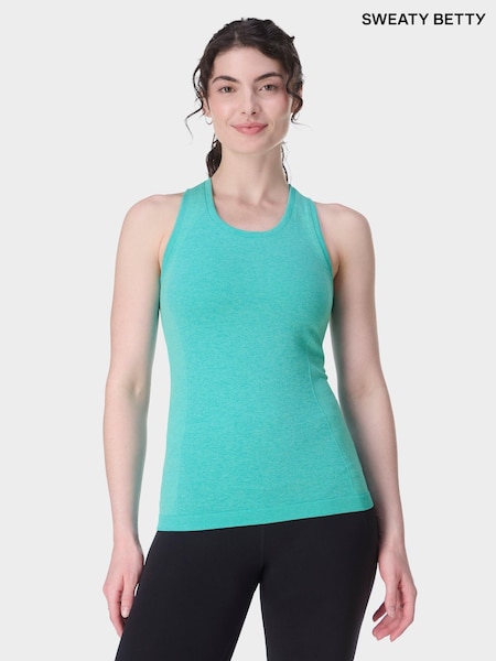 Sweaty Betty Blue Athlete Seamless Workout Tank Top (G00606) | €57