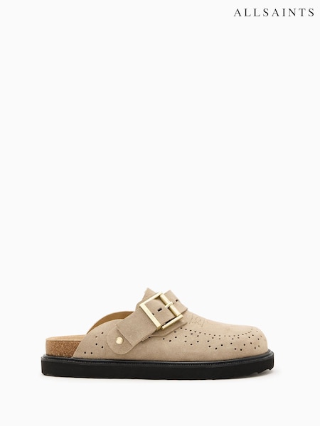 AllSaints Brown Skye Slippers (G00709) | 10,754 UAH