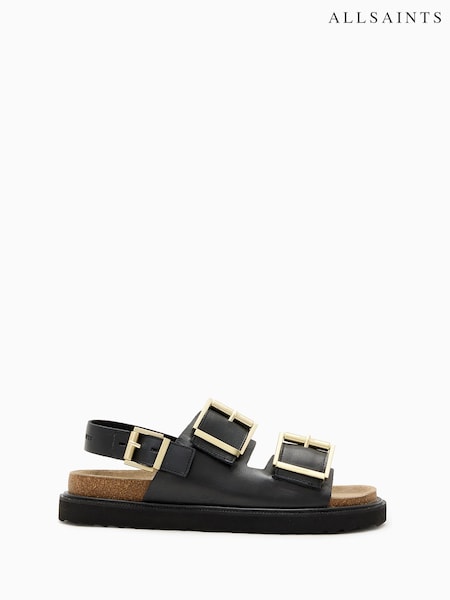 AllSaints Black Isla Sandals (G00710) | 10,154 UAH