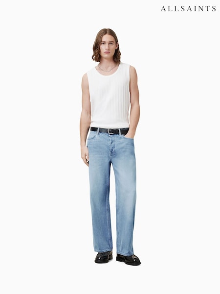AllSaints Blue Lenny 100% Organic Cotton Jeans (G00715) | €185