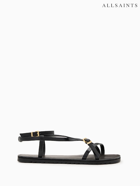 AllSaints Black Tyla Sandals (G00724) | 7,750 UAH