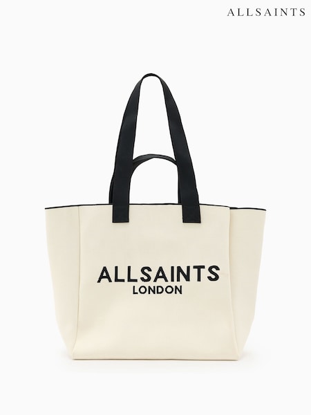 AllSaints Cream Izzy E/W Tote Bag (G00732) | ₪598