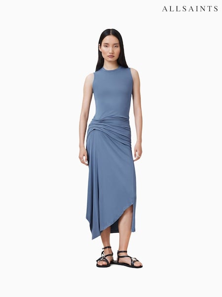 AllSaints Blue Rivi Dress (G00740) | €152