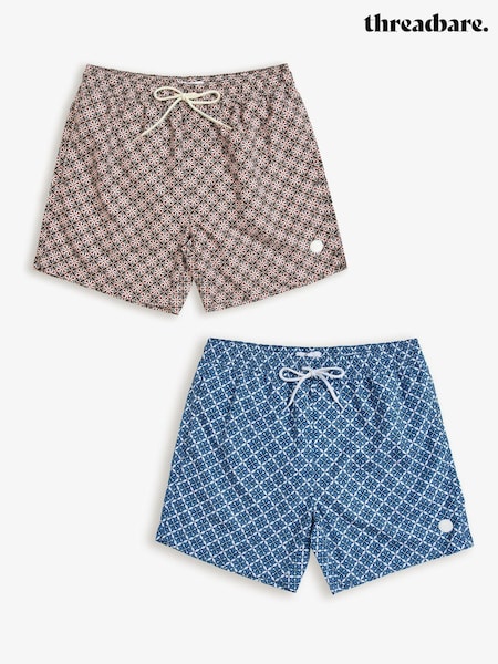 Threadbare Orange 2 Pack Swim Shorts (G00852) | kr400