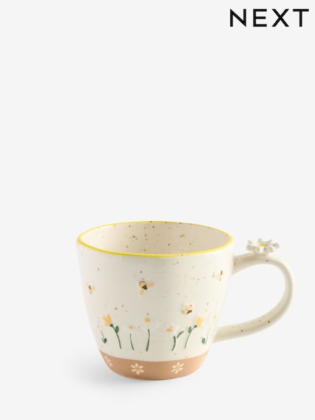 Natural Maisie Floral Print Mug (G00896) | €10