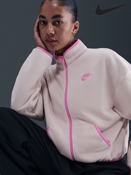 Pink Silt - Nike Club Cosy Zip Through Fleece (G00959) | 85 €