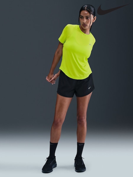 Nike Cyber Yellow Tempo Dri-FIT Short Sleeve Running Top (G00979) | €42