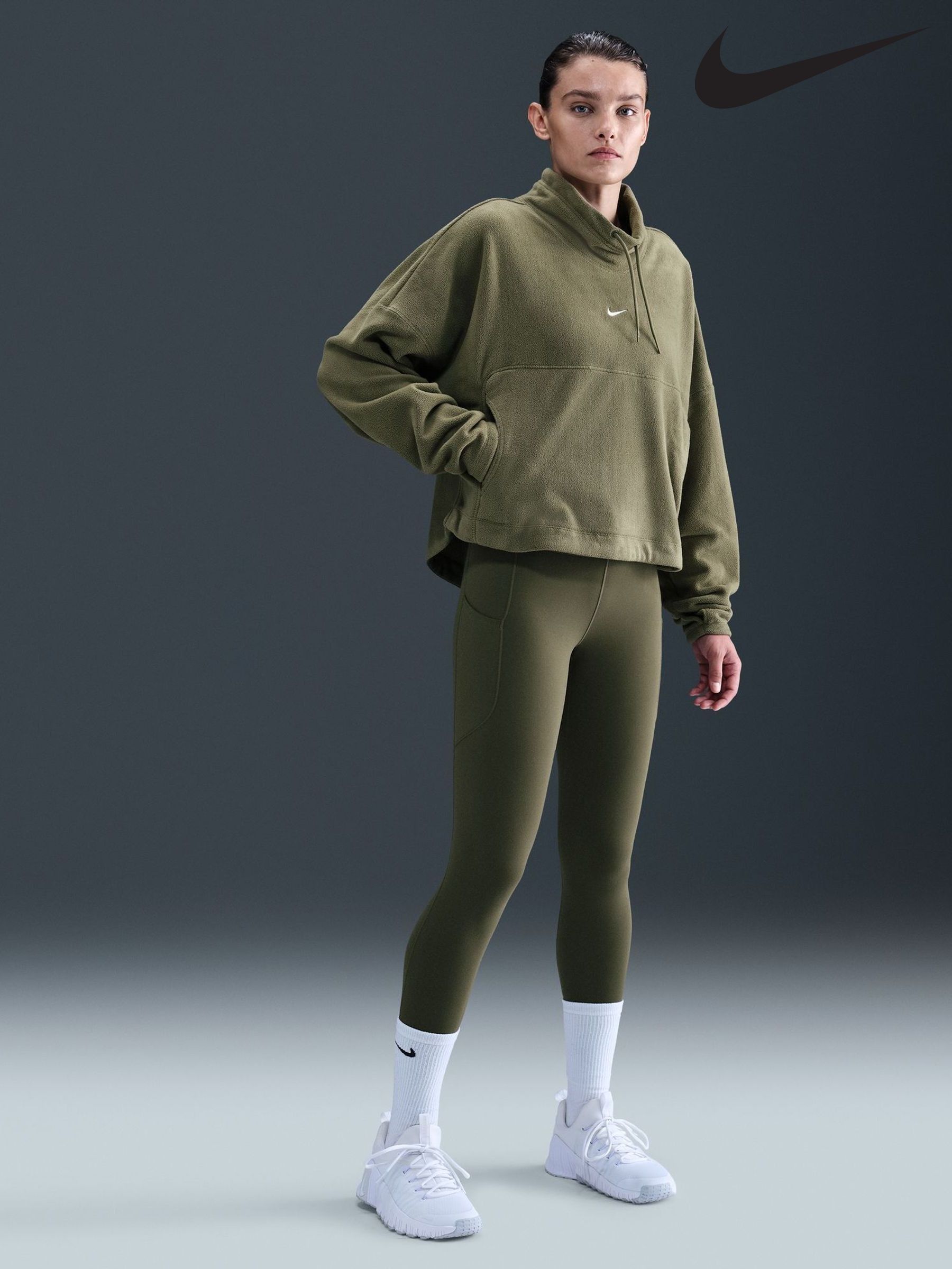 green nike sweatsuit womens