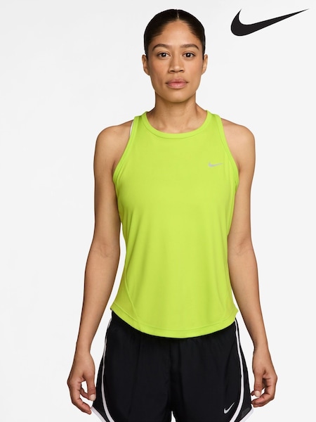 Nike Cyber Yellow Tempo Dri-FIT Running Tank Top (G00997) | €40