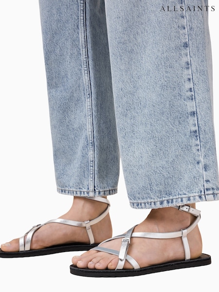 AllSaints Grey Tyla Sandals (G01284) | 7,750 UAH