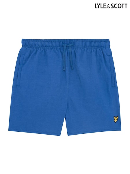 Lyle & Scott Blue Plain Swim Shorts (G01328) | 148 QAR - 173 QAR