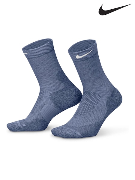 Nike World Indigo Blue Dri-FIT Fast Performance Crew Socks 1 Pack (G01346) | €17
