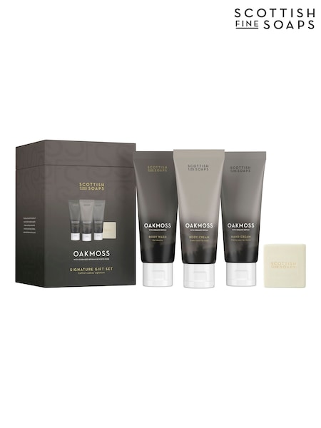 Scottish Fine Soaps Oakmoss Signature Gift Set (G01407) | €27