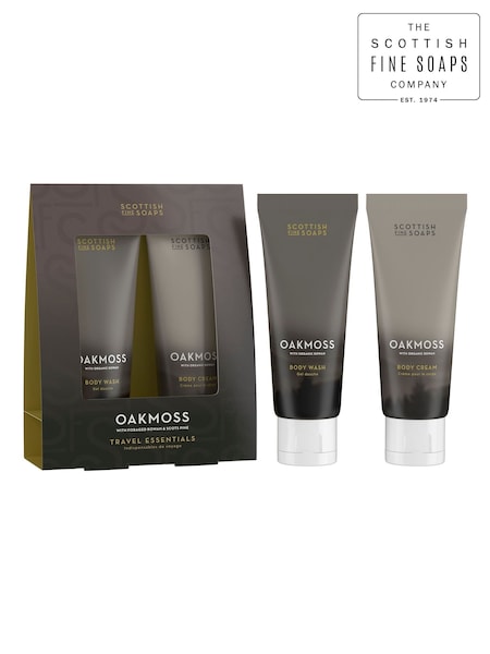 Scottish Fine Soaps Oakmoss Travel Essentials Gift Set (G01412) | €17.50