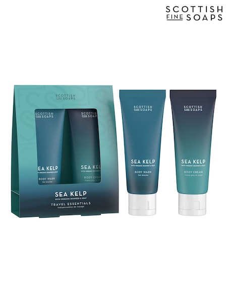 Scottish Fine Soaps Sea Kelp Travel Essentials Gift Set (G01429) | €17.50