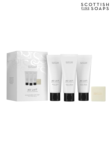 Scottish Fine Soaps Au Lait Signature Gift Set (G01438) | €27