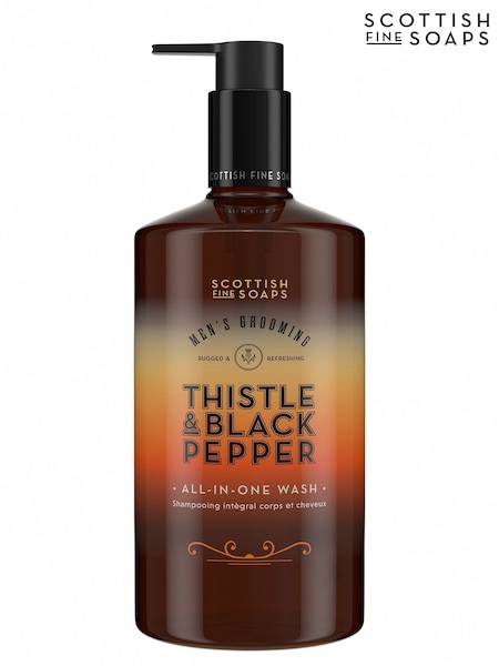 Scottish Fine Soaps Thistle  Black Pepper All-In-One Wash 500ml (G01444) | €18