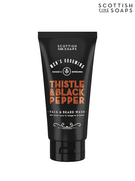 Scottish Fine Soaps Thistle Black Pepper Face & Beard Wash 150ml (G01454) | €10.50