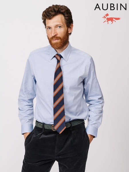 Aubin Hardy Cut Away Collar Shirt (G01466) | 485 QAR