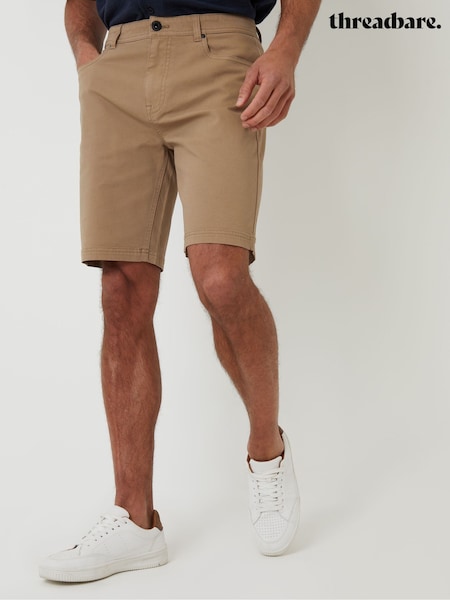 Maro - Threadbare Stretch 5 Pocket Chinos Shorts (G01535) | 179 LEI
