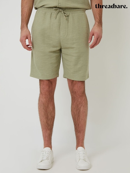 Threadbare Textured Elasticated Waist Shorts (G01570) | 179 LEI
