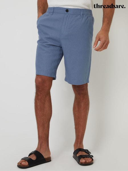 Threadbare Denim Linen Blend Shorts (G01578) | €34