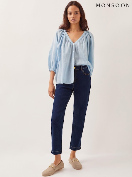 Monsoon Blue Safaia 7/8 Denim Jeans (G01694) | $68