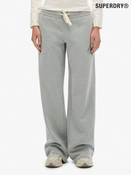 Superdry Grey Athletic Essentials Straight Leg Joggers (G02077) | €61