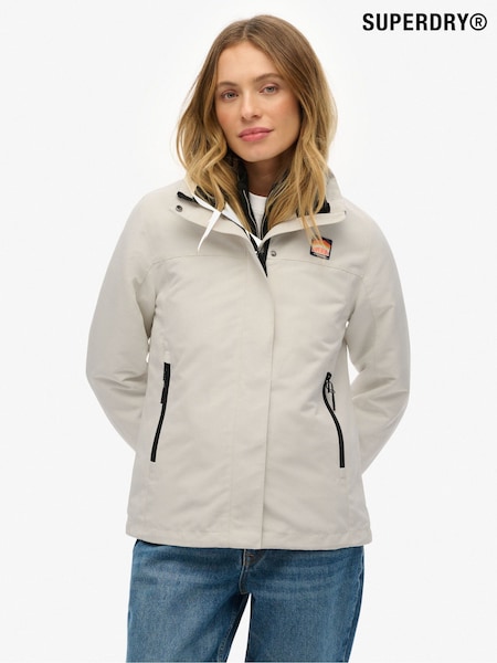Superdry White Non Hooded Shell Jacket (G02100) | €122