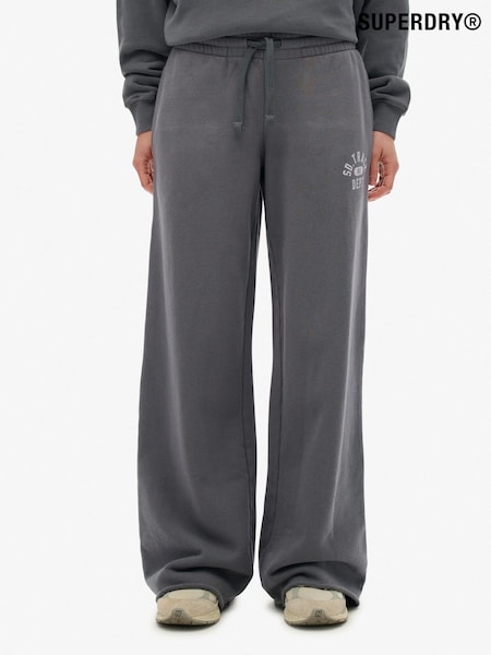 Superdry Grey Athletic Essentials Straight Leg Joggers (G02101) | €61