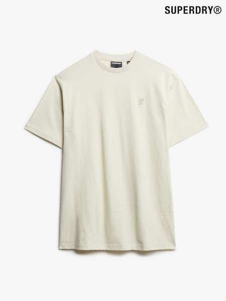 Superdry Cream Blank Oversized T-Shirt (G02102) | €35