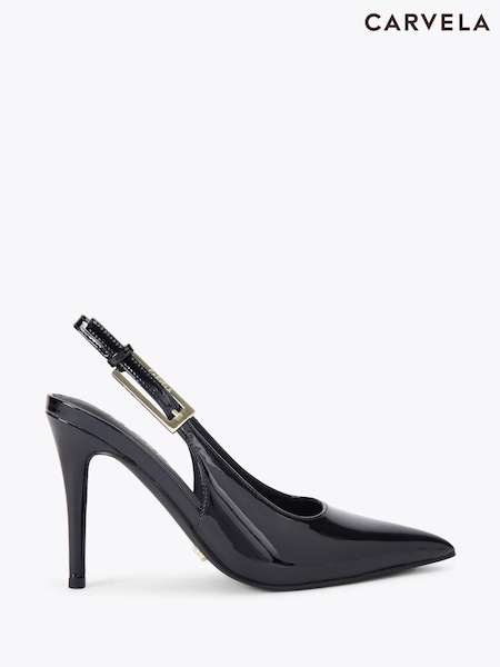 Black - Carvela Blanca Slingback Shoes