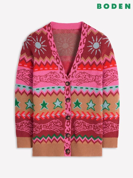 Boden Brown Quinn Boyfriend Cardigan (G02618) | €206