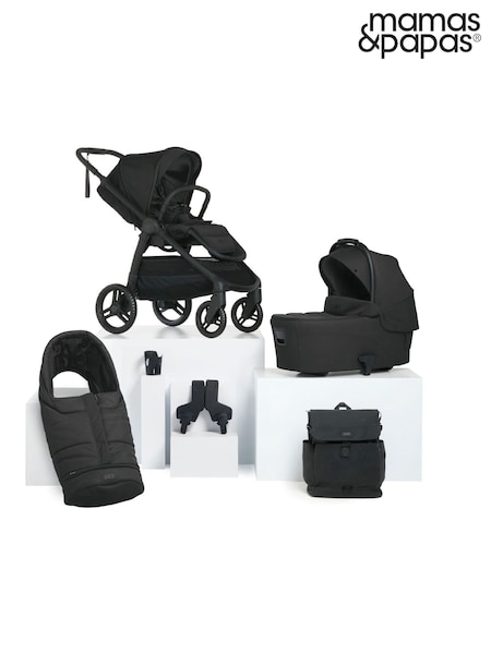 Mamas & Papas Eclipse Black Ocarro Eclipse 6 Piece Essentials Nursery Travel Bundle (G02745) | €1,322
