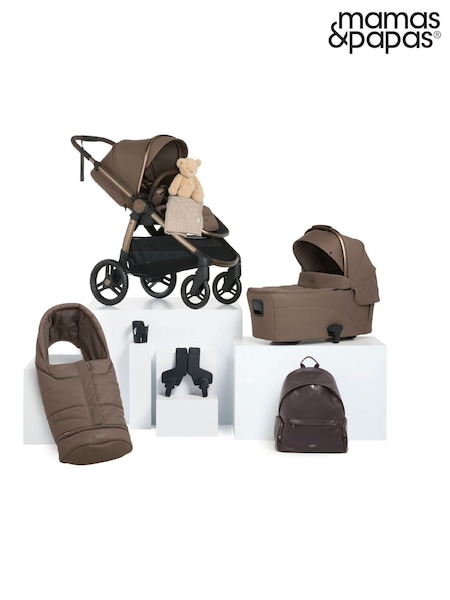 Mamas & Papas Set of 8 Crema Essentials Nursery Travel Bundle (G02746) | €1,384.50