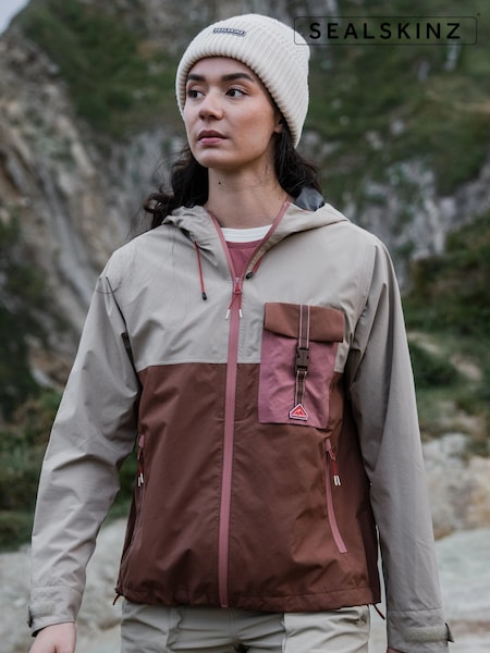 Sealskinz Cream Ashwellthorpe Womens Waterproof Packable Jacket (G04257) | €185